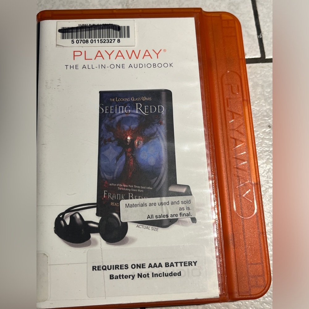 Seeing Redd PLAYAWAY All-In-One Audiobook